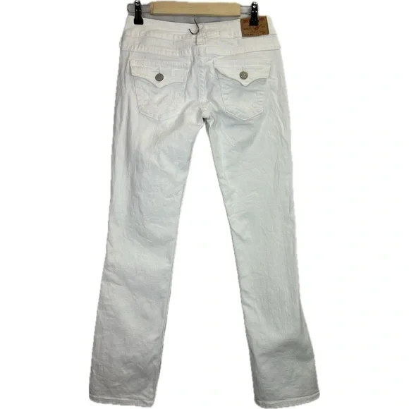 True Religion Billy Women’s White  Jeans size 28 - Picture 6 of 13